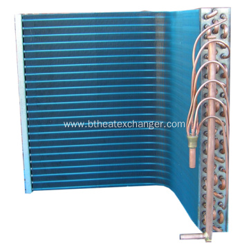 Copper Condenser Coil with Aluminum Coated Fins